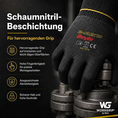 WorkGrip Flex 110 – Profi Montagehandschuh