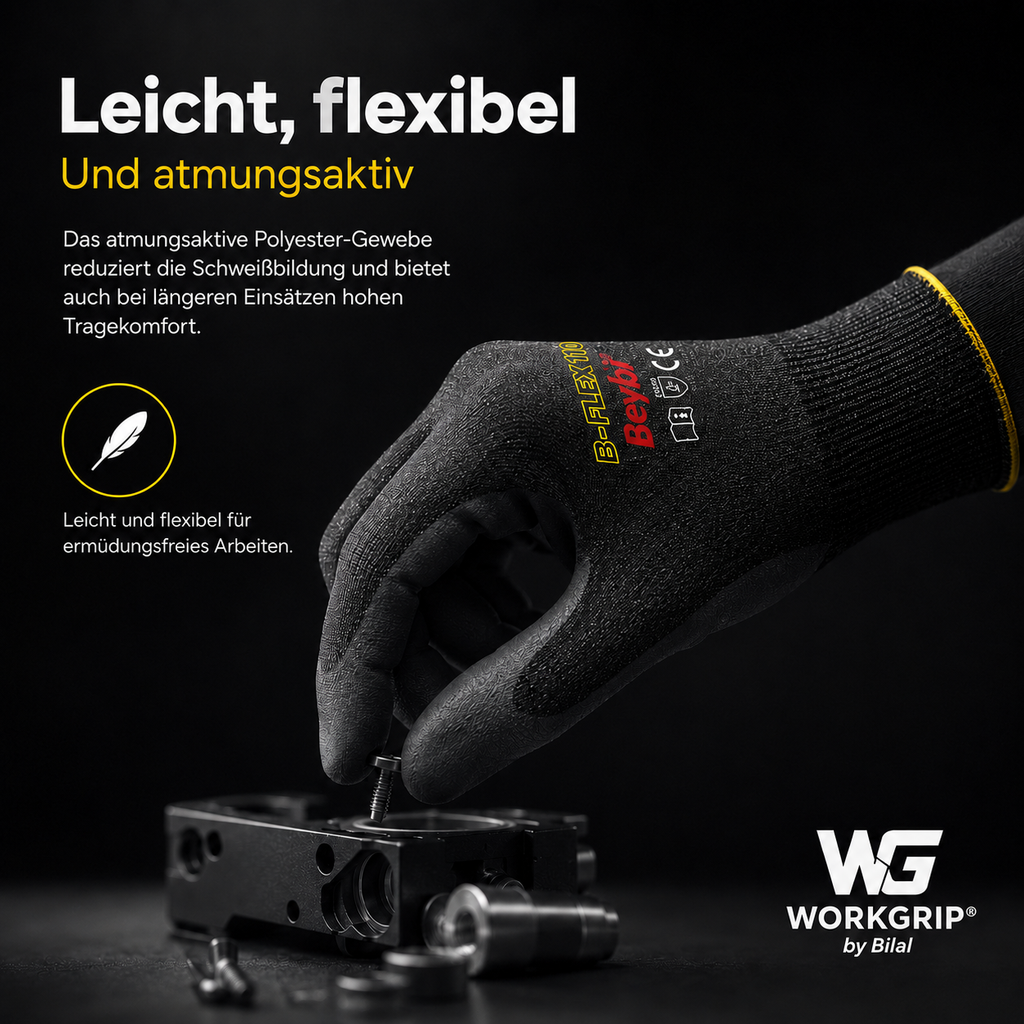 WorkGrip Flex 110 – Profi Montagehandschuh