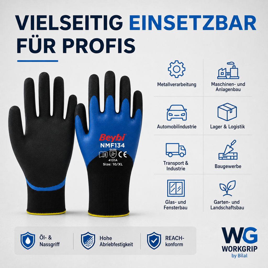 WorkGrip OilGuard 134 – Profi Industriehandschuh