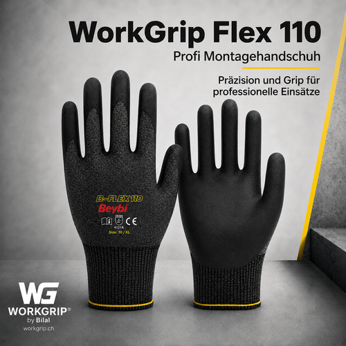 WorkGrip Flex 110 – Profi Montagehandschuh